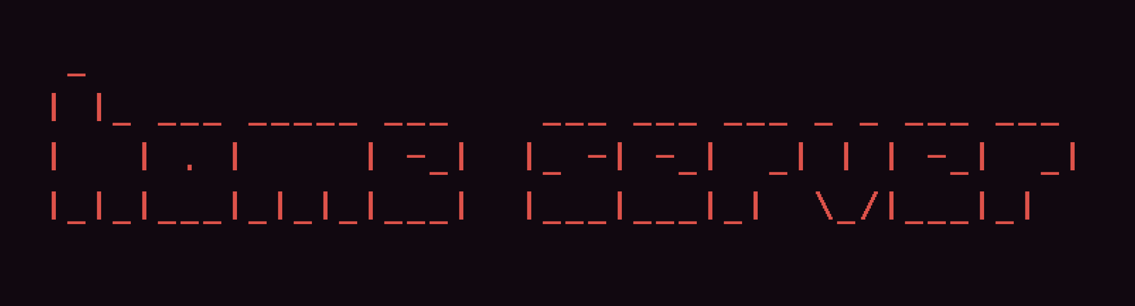 'home server' in in ascii characters